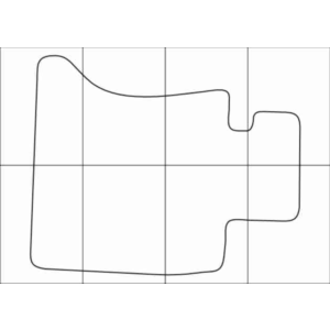 BMW 5 Е-60 2003-2010 Лекала автоковриков, векторные