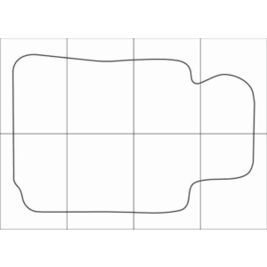 BMW 7 E-38 1994-2001 Лекала автоковриков, векторные