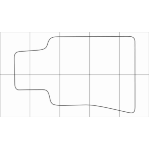 BMW 7 Е-32 1986-1994 Лекала автоковриков, векторные