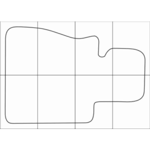 BMW 7 Е-65 2001-2008 Лекала автоковриков, векторные