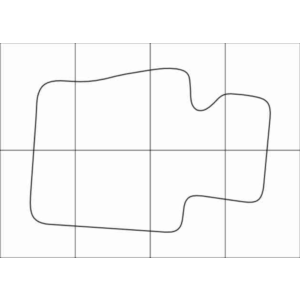 BMW Х3 Е-83, 84 2003-2010 Лекала автоковриков векторные