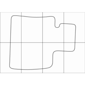 BMW Х5 E-70 2006-2013 Лекала автоковриков, векторные