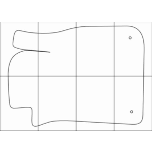 CADILLAC BLS 2006-- Электронные лекала автоковриков