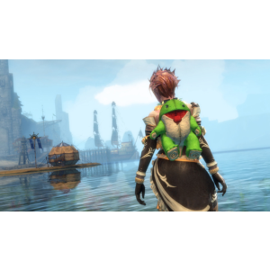 Guild Wars 2 Зеленый плюшевый чехол для рюкзака Quaggan