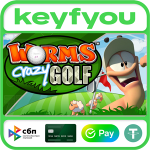 Worms Crazy Golf / STEAM КЛЮЧ 🔥