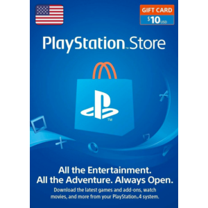 🎮Подарочная PSN карта PlayStation Network 10$🔵(USA)🔴