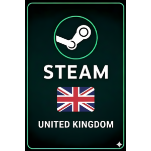 ➡️Steam Подарочная карта 5~30 GBP✴️(United KINGDOM)⚡