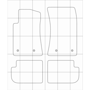 ALFA ROMEO 147 2000-201 Электронные лекала автоковриков