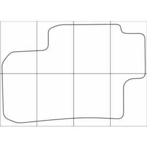 CHEVROLET EPICA 2006-- Лекала автоковриков, вектор