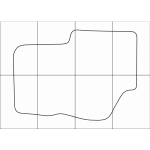 CHEVROLET TRIAL BLAZER 2001-2008 Лекала автоковриков