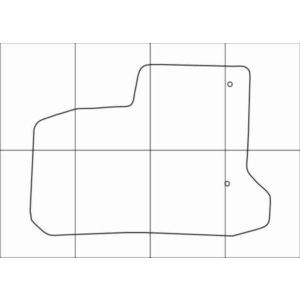 CITROEN С3 PICASSO 2008-- Лекала автоковриков, вектор