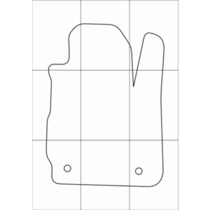 FORD FIESTA 2015-- Лекала автоковриков, вектор