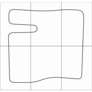 FORD FOCUS C-MAX 2003-- Лекала автоковриков, вектор