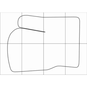 FORD FOCUS S-MAX 2005-- VIP Лекала автоковриков, вектор