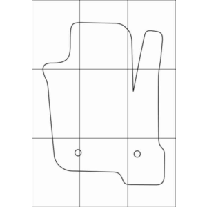 FORD MONDEO 2015-- Лекала автоковриков, вектор