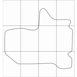 FORD TRANZIT 1996-2008 (2 mats) Лекала автоковриков