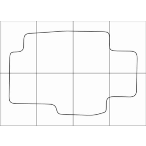 HONDA ACCORD 2003-2008 Лекала автоковриков