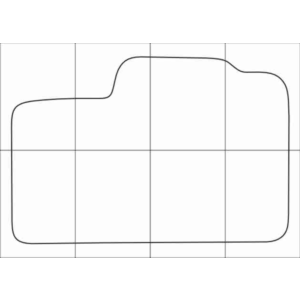 HONDA CR-V 2002-2005 Лекала автоковриков