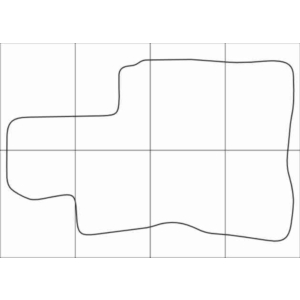 HONDA CR-V 2005-2007 Лекала автоковриков