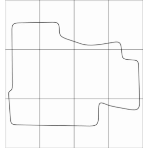 HONDA CR-V 2007-2012 Лекала автоковриков