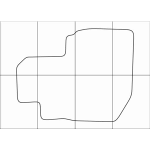 HONDA JAZZ 2009-- Лекала автоковриков