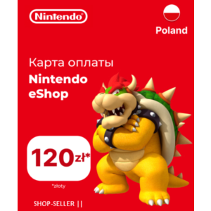 ✅🔑КОД Nintendo eShop - 120zl PLN Польша