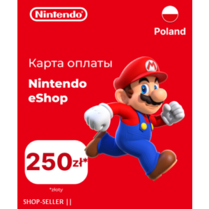 ✅🔑КОД Nintendo eShop - 250zl PLN Польша