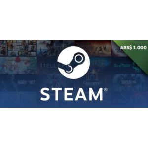 💵 STEAM ARGENTINA WALLET TOP-UP 1000 - 2000 ARS  💵