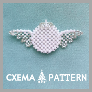 Схема для бисера: Ангел 👼🏼 RU|EN