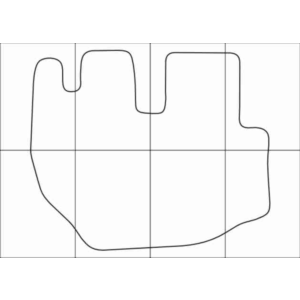 HYUNDAI PORTER 2004-- Лекала автоковриков