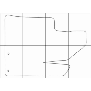 HYUNDAI SANTA FE 2010-2012 Лекала автоковриков