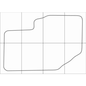 HYUNDAI TERRACAN 2001-2007 Лекала автоковриков