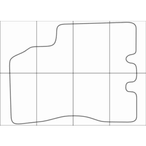 HYUNDAI TUCSON 2004-10 Лекала автоковриков