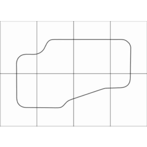 JEEP GRAND CHEROKEE 1999-2004 Лекала автоковриков