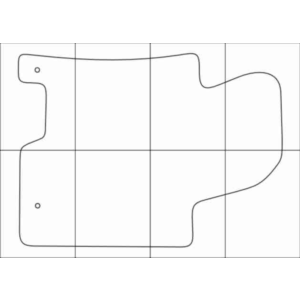 KIA CEED 2012-16 Лекала автоковриков векторные