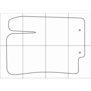 KIA RIO 3 2011- Лекала автоковриков векторные