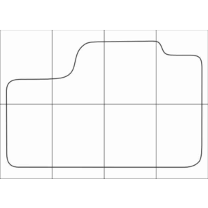 KIA SHUMA 2 2001-2004 Лекала автоковриков векторные