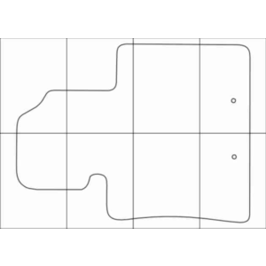 KIA SORENTO 2012-2015 Лекала автоковриков векторные