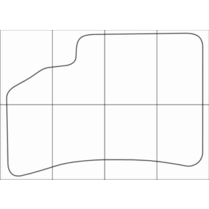 KIA СERATO 2004-2009 Лекала автоковриков векторные