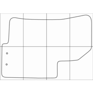 KIA СERATO 2009-2013 Лекала автоковриков векторные