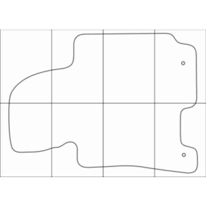 KIA СERATO 2013-16 Лекала автоковриков векторные