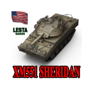 XM551 SHERIDAN в ангаре ✔️ WoT СНГ