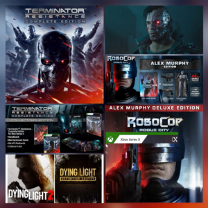 RoboCop Rogue City A.M. + Dying Light 1, 2 XBOX 4 ИГРЫ