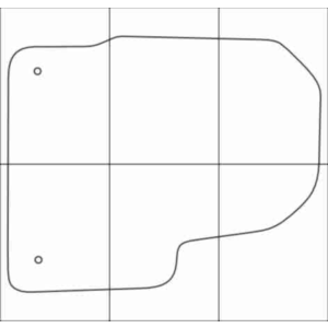 LAND ROVER RANGE ROVER EVOQUE 2011- Лекала автоковриков