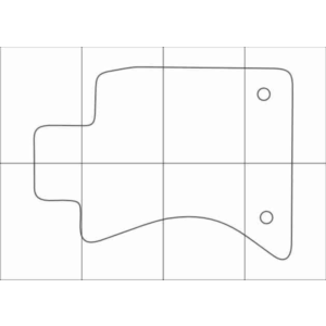 LEXUS GS 300 4WD 2012-- Лекала автоковриков