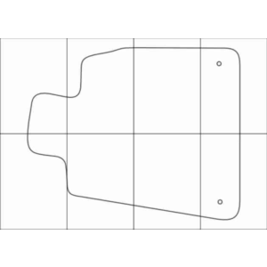 LEXUS GS 300-430 2005-2011 Лекала автоковриков