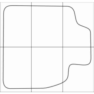 LEXUS LX 470 2000-2007 Лекала автоковриков