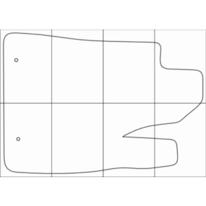 LEXUS RX 350 2009-2014 Лекала автоковриков