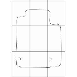 LEXUS ЕS-350 2007-- Лекала автоковриков