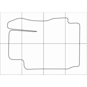 MAZDA 2 2009-- Лекала автоковриков вектор